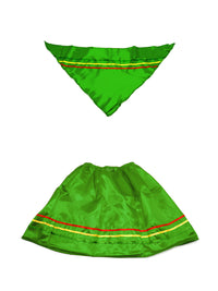 Traje Nortino Niña Verde 1 Unidad